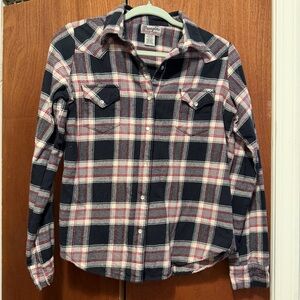 Women's Wrangler Plaid Button-Up Shirt
